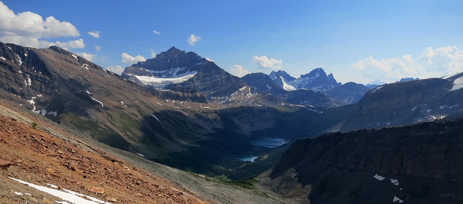 The Geraldine Lakes Valley Below Mt. Fryatt