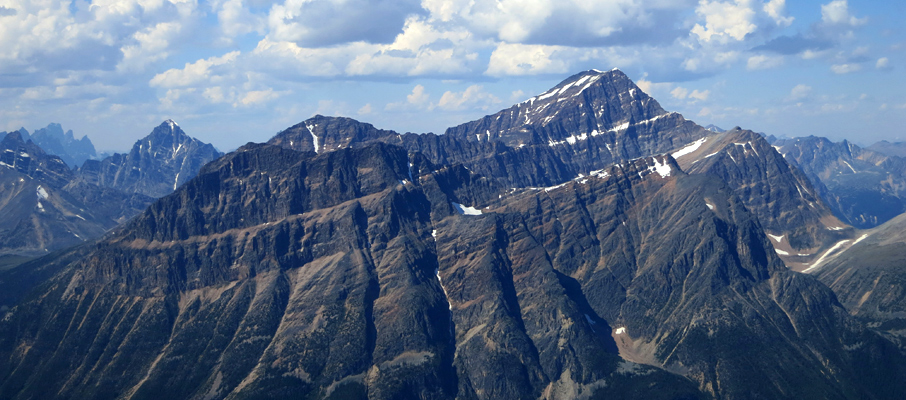 Mt. Edith Cavell from Geraldine Peak