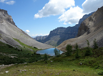 Mt. Bourgeau and Harvey Lake