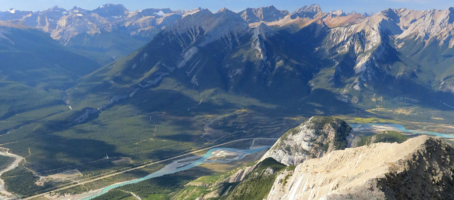 Morro Peak and the Athabasca River Valley