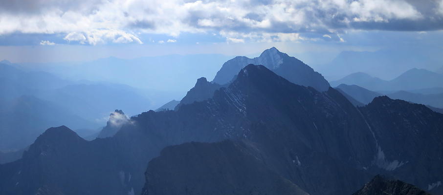 Storm and Mist Mountains from the Summit of Mt. Rae